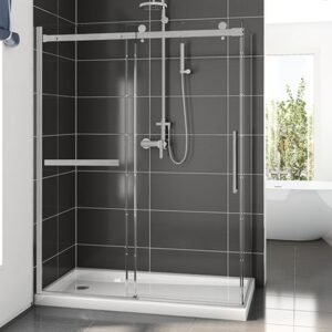 NOVARA PLUS Brushed Nickel IN-LINE 60 56" to 60" W x 79" H
