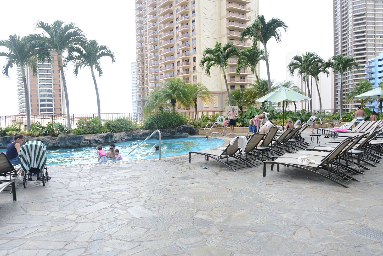 Project Gallery Resort family swimming pool with high-rise poolside deck